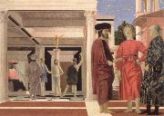 Piero della Francesca The Flagellation fo Christ oil on canvas